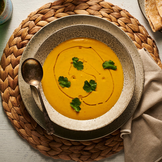 'Mini Me' Spiced Pumpkin & Red Lentil Soup