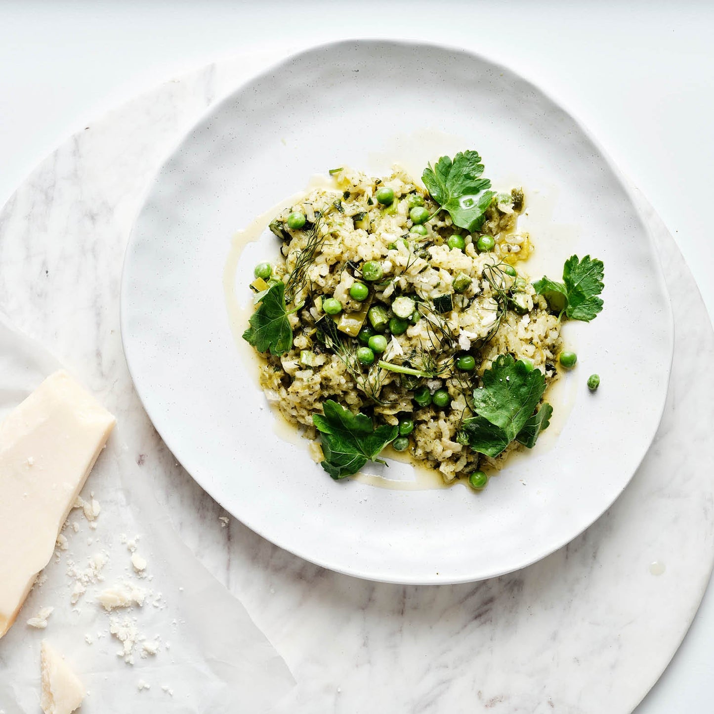 Zucchini, Asparagus & Smoked Scamorza Risotto - Single Serve