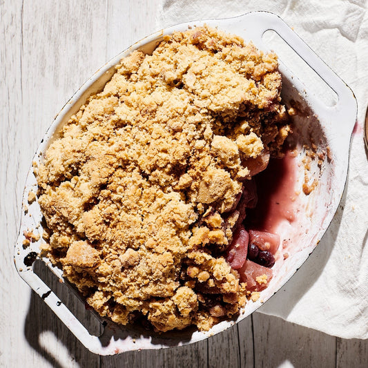Apple & Rhubarb Crumble