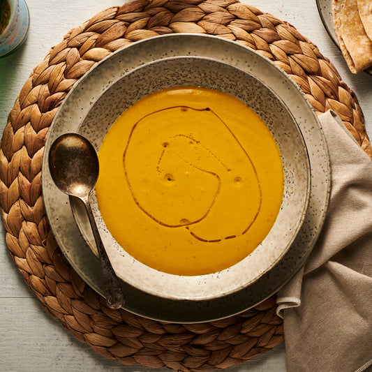'Mini Me' Spiced Pumpkin & Red Lentil Soup