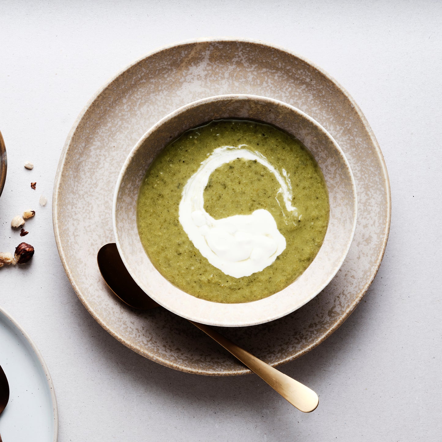 'Mini Me' Broccoli, Leek & Cheddar Soup