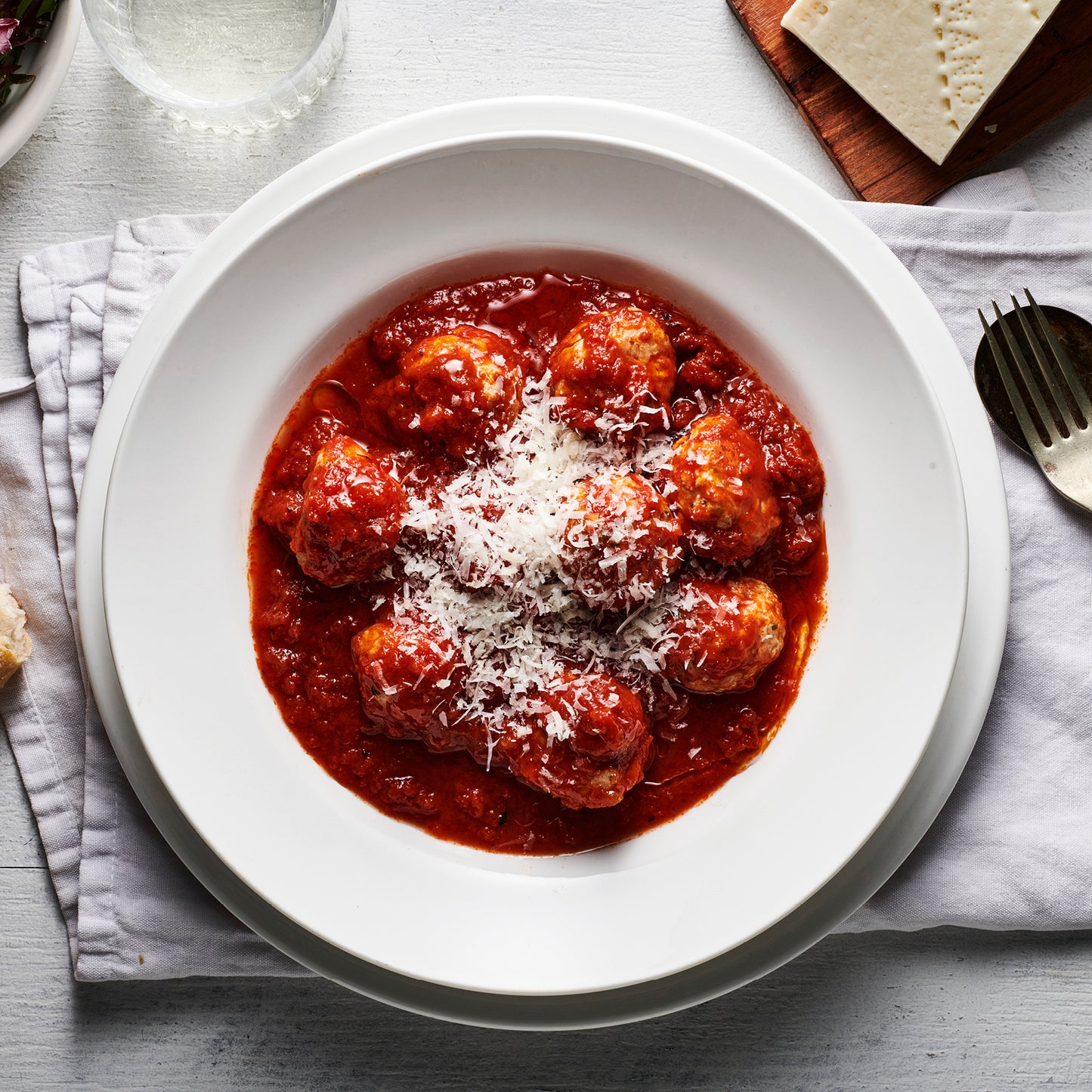 Chicken Polpette with Tomato & Basil Sugo