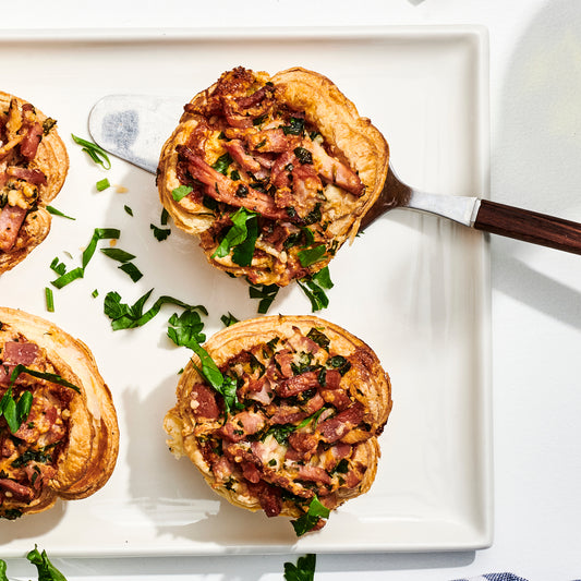 Bacon, Egg & Caramelised Onion Tarts (2)