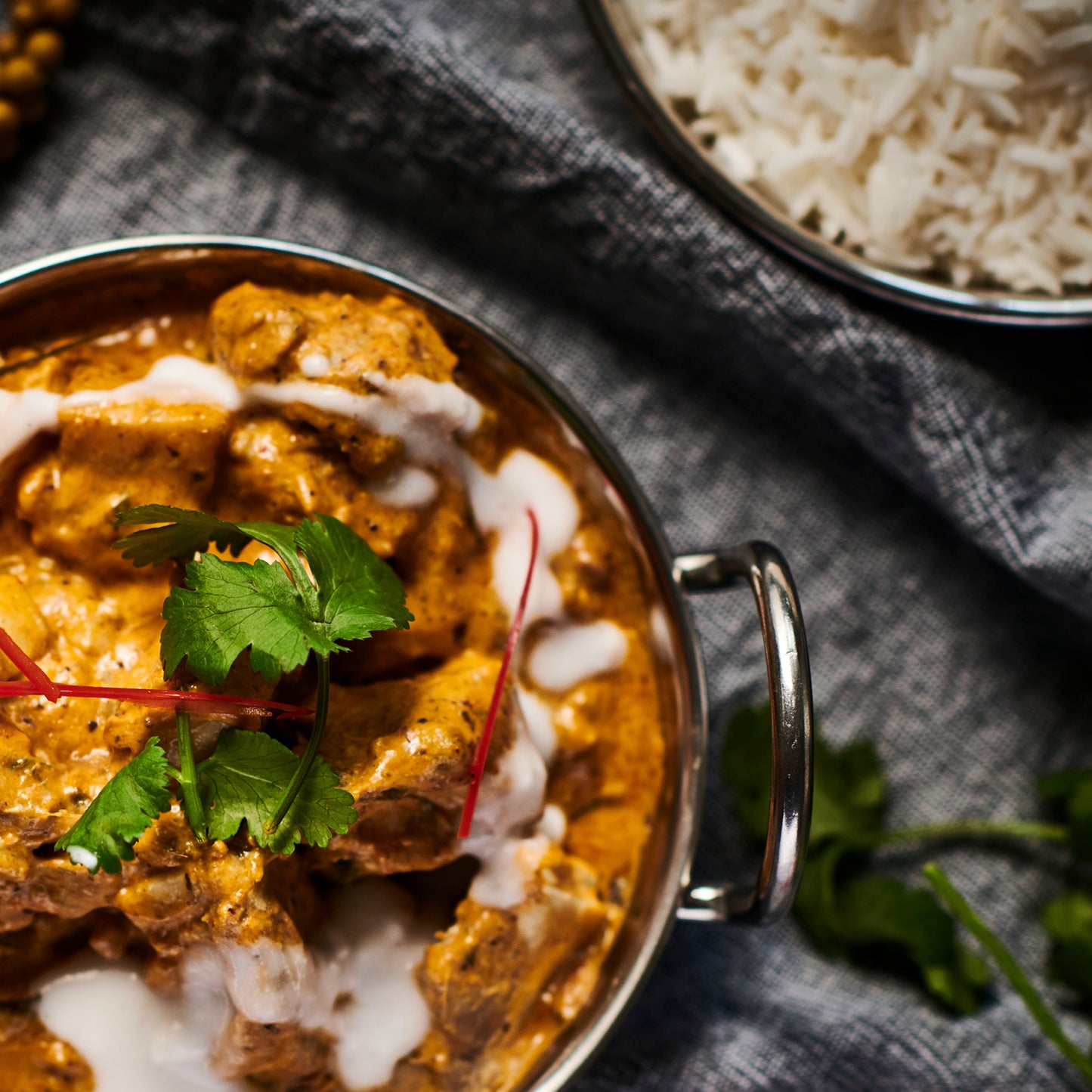 Pork Red Curry, Lychee, Cashew & Green Peppercorn with Rice - Single Serve