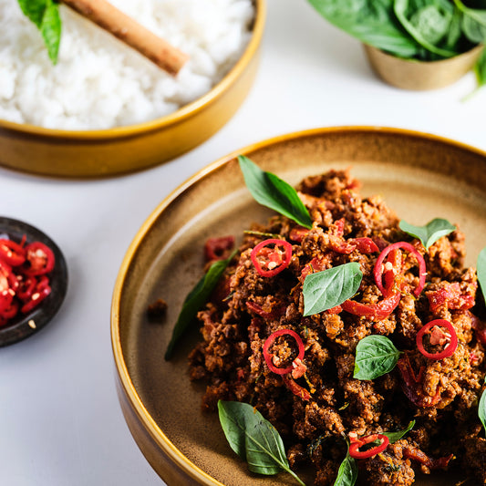 Thai Pork, Chilli & Basil Stir-Fry with Rice - Single Serve