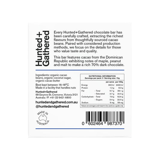 Hunted & Gathered - Dominican 70%