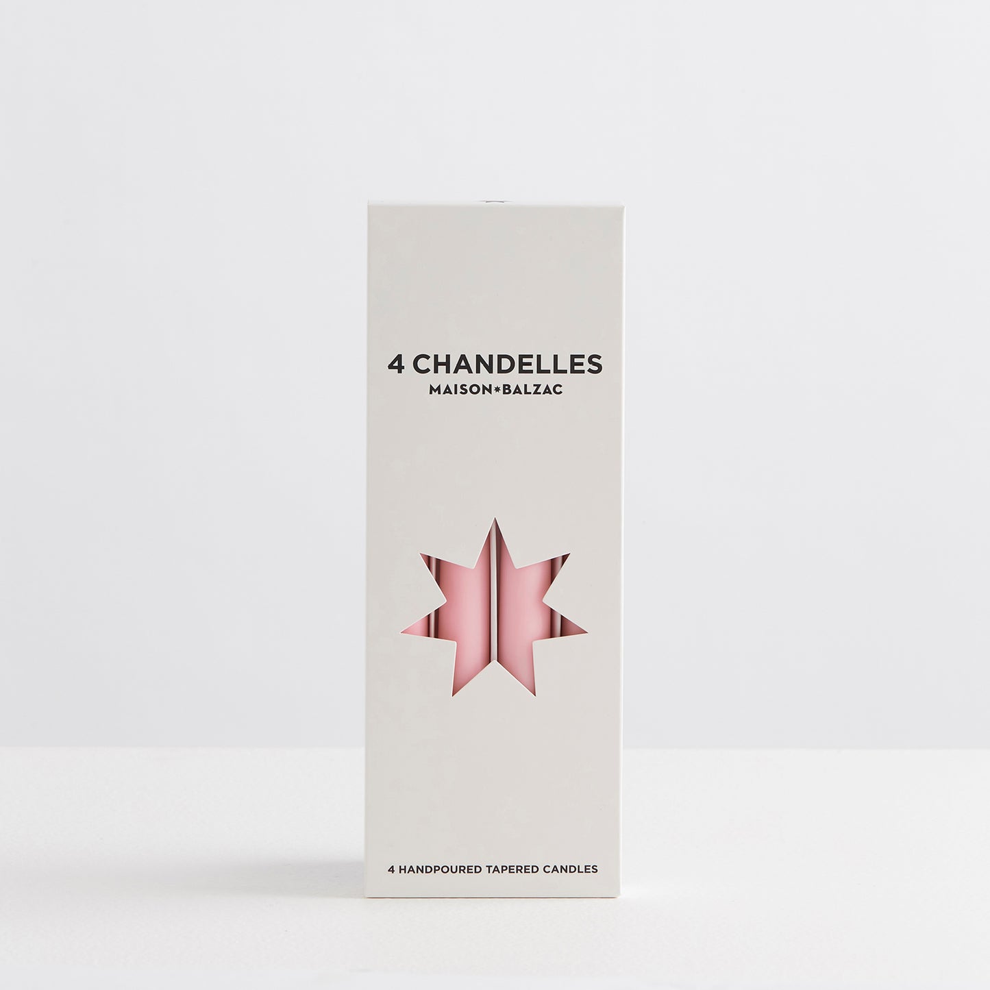 Maison Balzac 4 Chandelles Tapered Candles - Pink