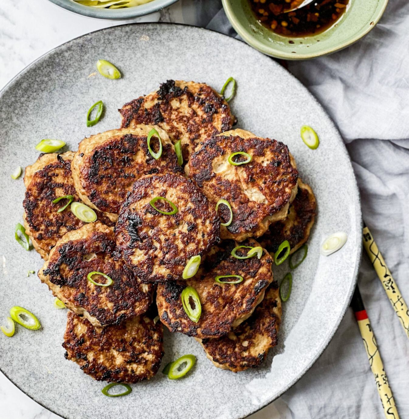 Grilled Turkey & Zucchini Burgers