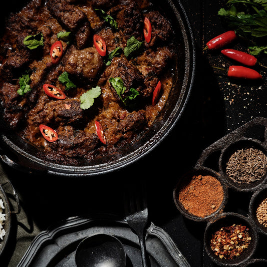 Beef & Peanut Curry with Rice - Single Serve