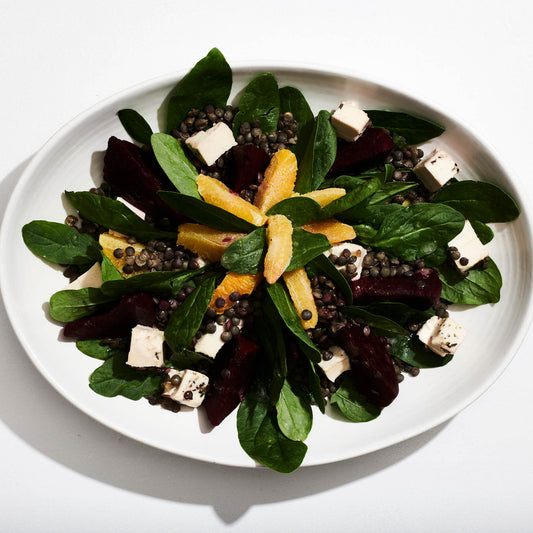 Beetroot, Orange, Feta & Toasted Hazelnut Salad, Sherry Vinaigrette