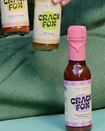 Crack Fox Davidson Plum Bubblegum Hot Sauce