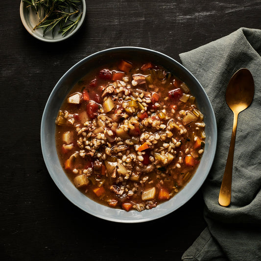 'Mini Me' Lamb Shank & Pearl Barley Soup