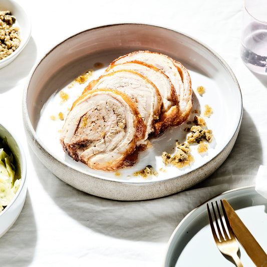 ROASTED PORCHETTA DILL, THYME & GARLIC.
