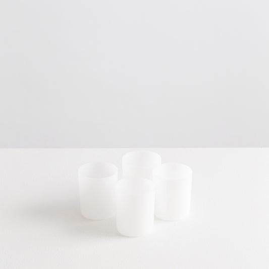 Maison Balzac 4 Gobelets Medium - White