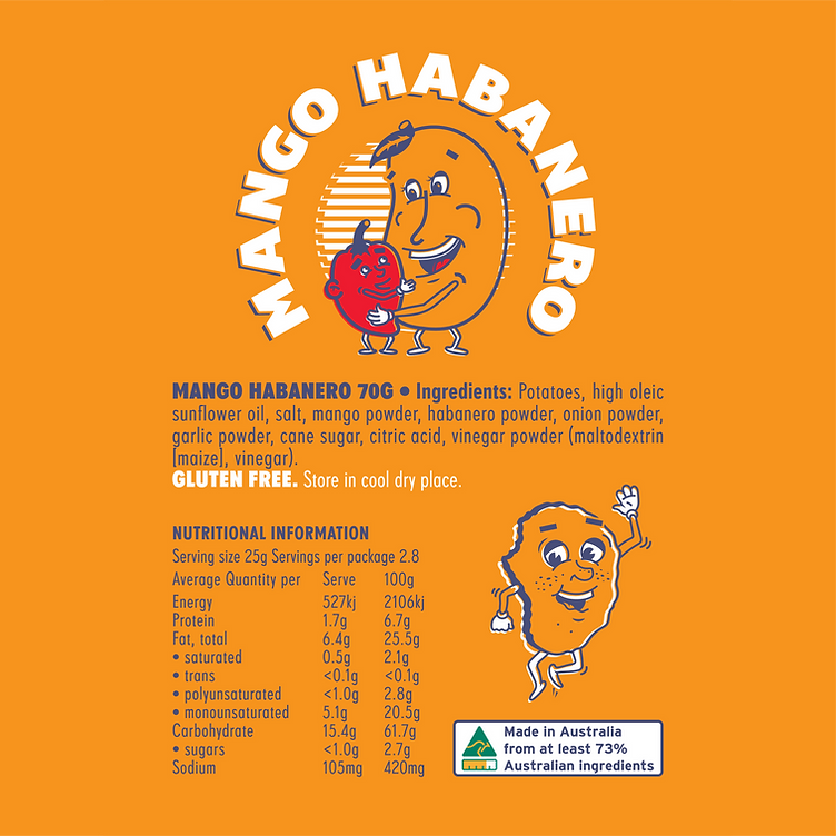 Chappys Chips Mango Habanero