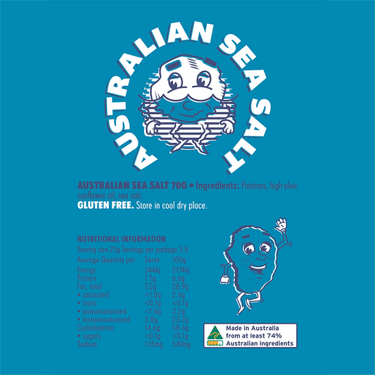 Chappy's Chips Australian Sea Salt