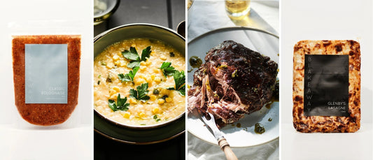 A selection of fresh healthy meals for support at home and ndis