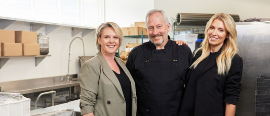 An image of the team behind BLAKEAWAY: Andrew Blake with daughters Neredah & Kasey