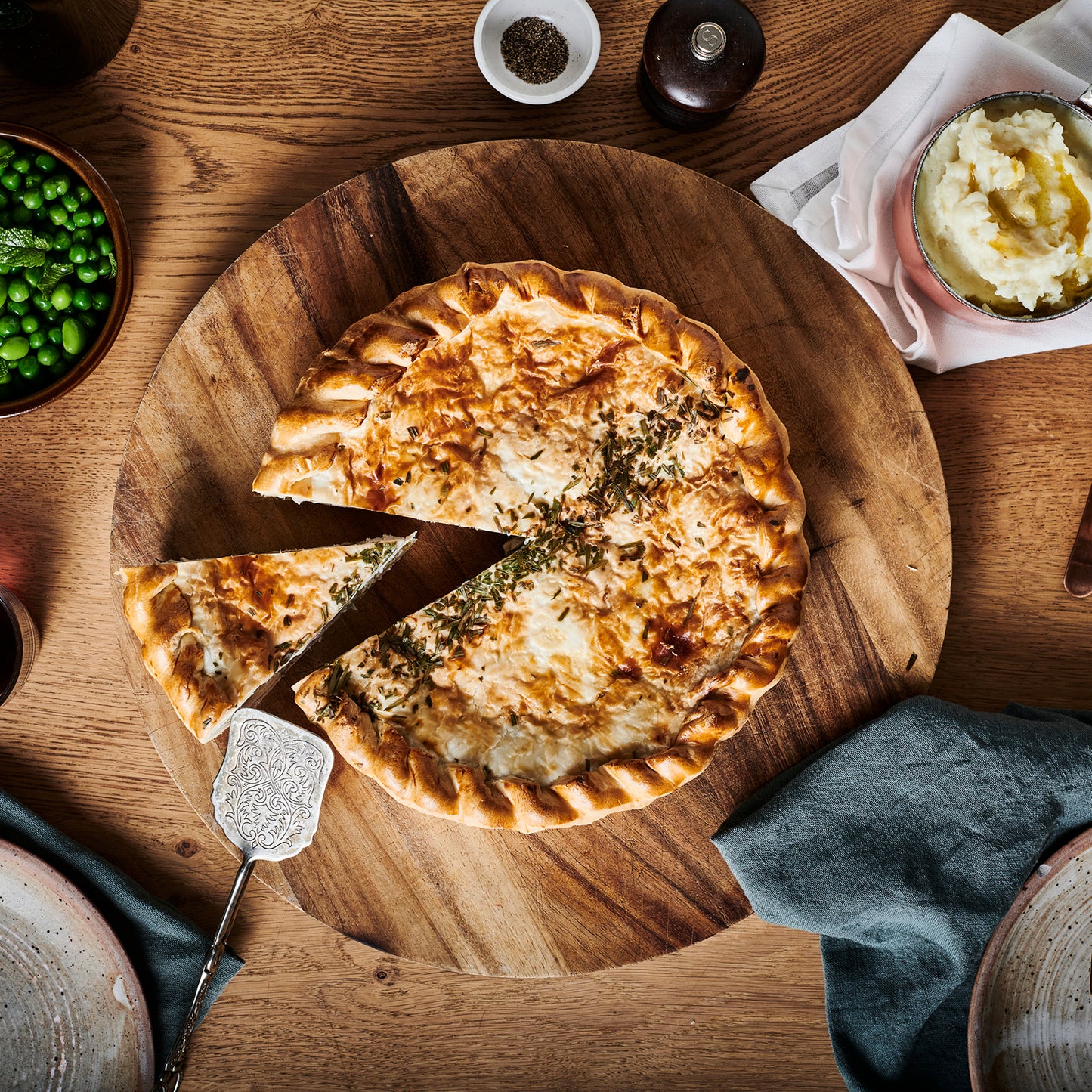 Family Chicken, Leek & Semillon Pie