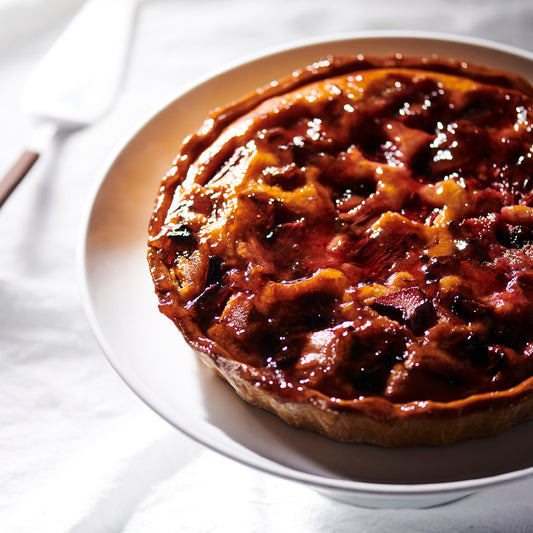Plum & Almond Frangipane Tart
