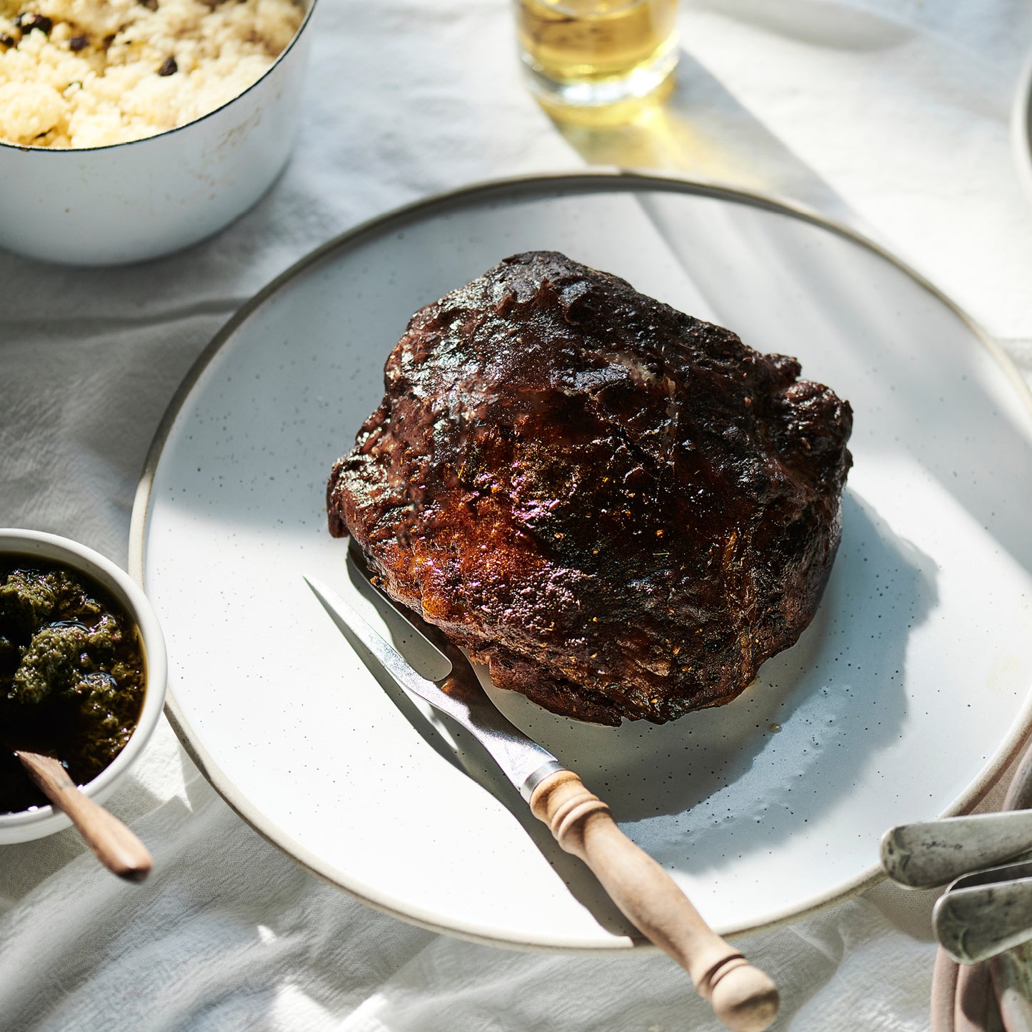 Slow-Cooked Lamb Shoulder, Paris Mash, Green Beans - Single Serve