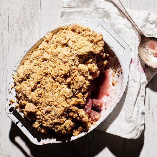 Pear & Blueberry Crumble