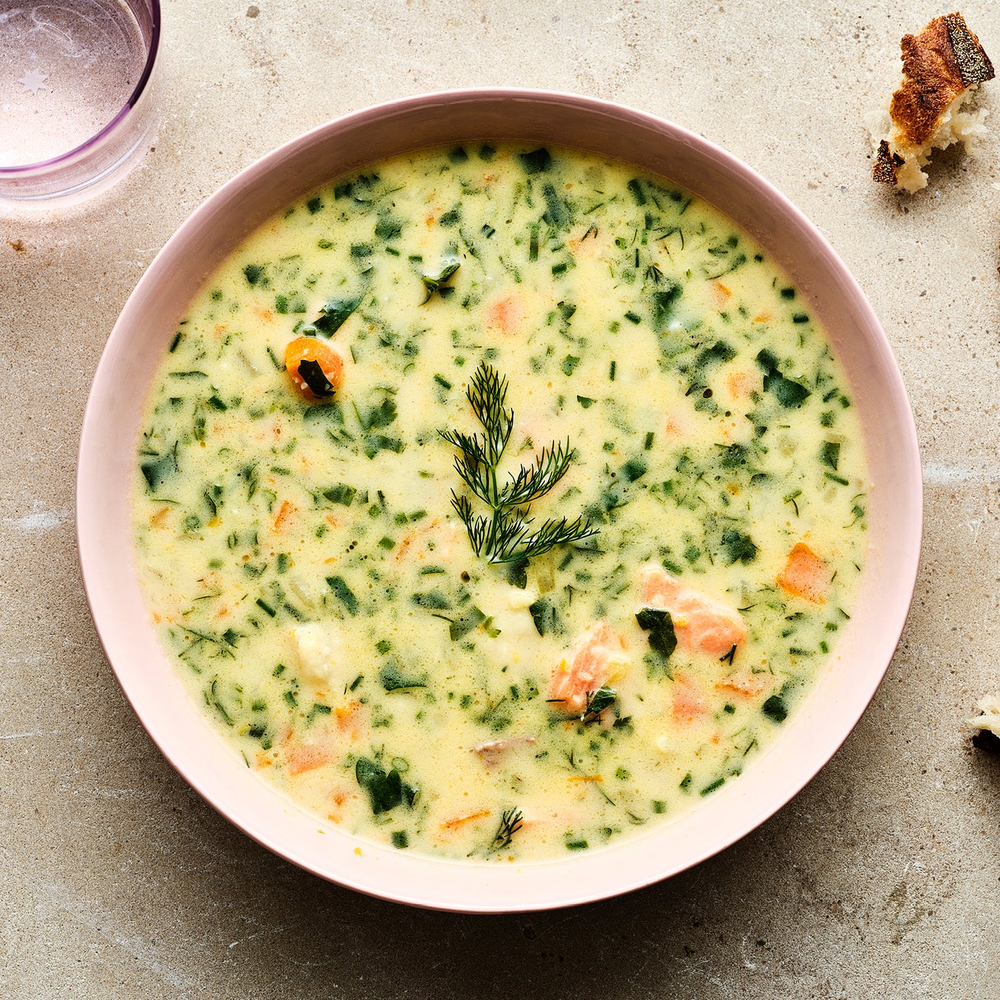 'Mini Me' Creamy Chicken & Vegetable Soup