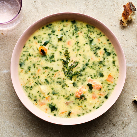 Creamy Chicken & Vegetable Soup