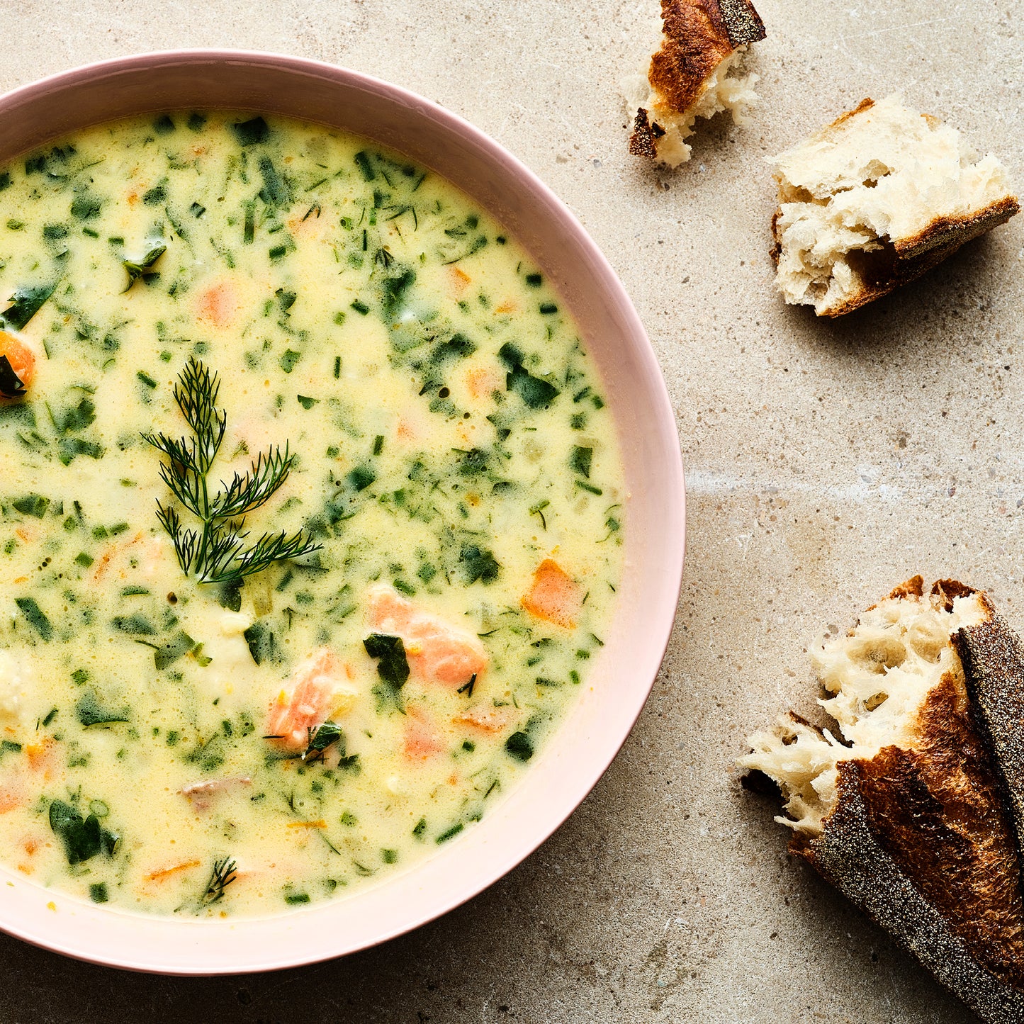 'Mini Me' Creamy Chicken & Vegetable Soup