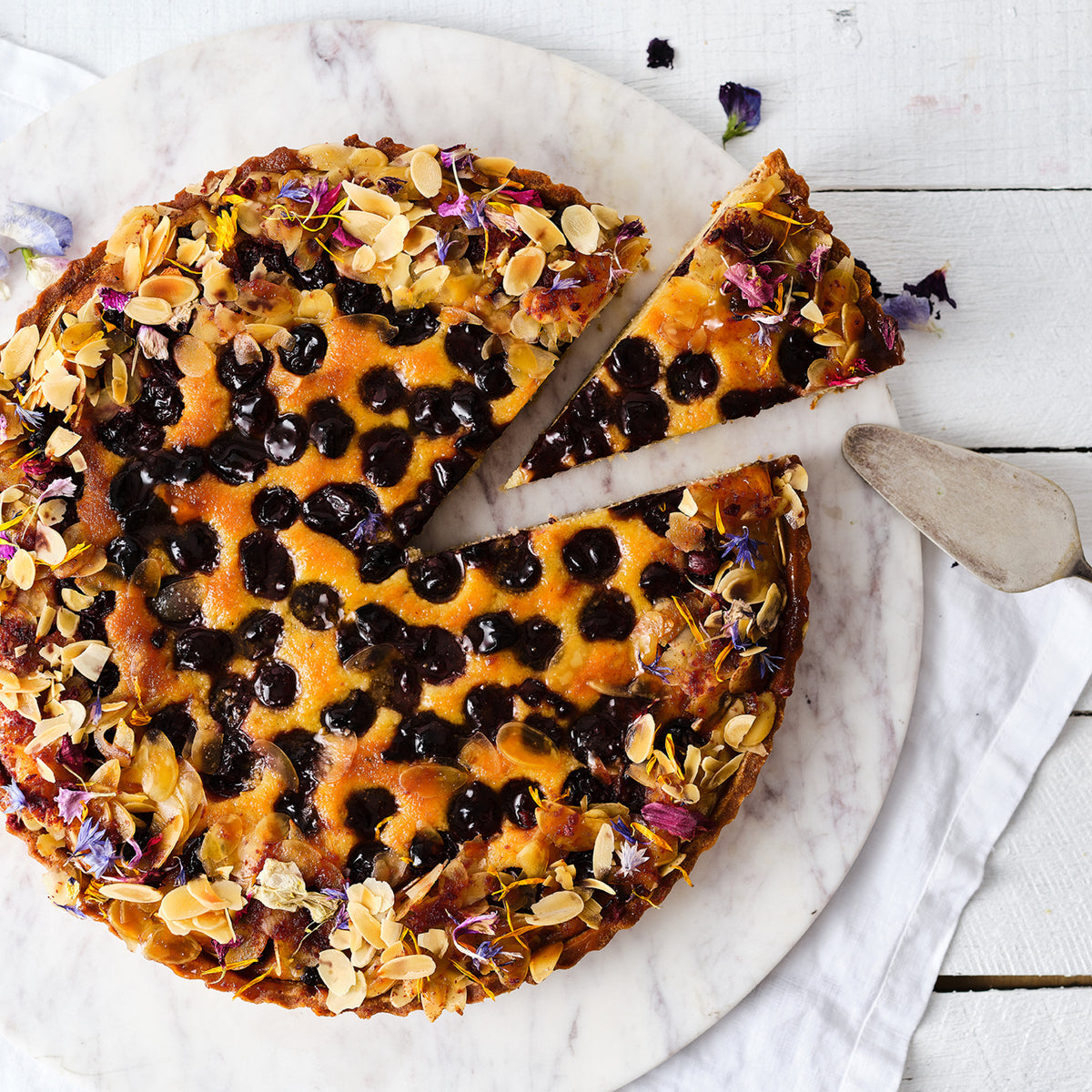 Blueberry Frangipane Tart