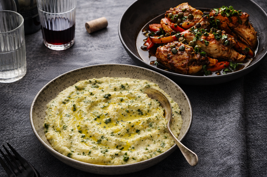 Soft Polenta With Mascarpone & Parmesan