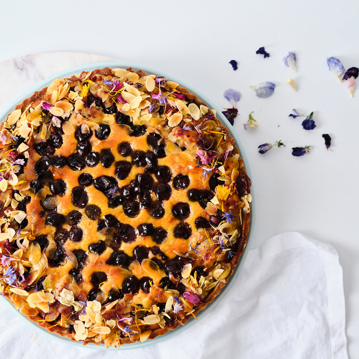 Blueberry Frangipane Tart