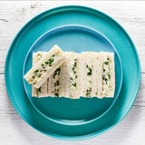 CHICKEN WALDORF FINGER SANDWICHES, APPLE, CELERY, WALNUTS & MAYO