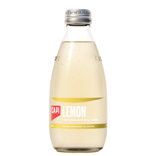 CAPI LEMON FRUIT SODA 250ML (24)
