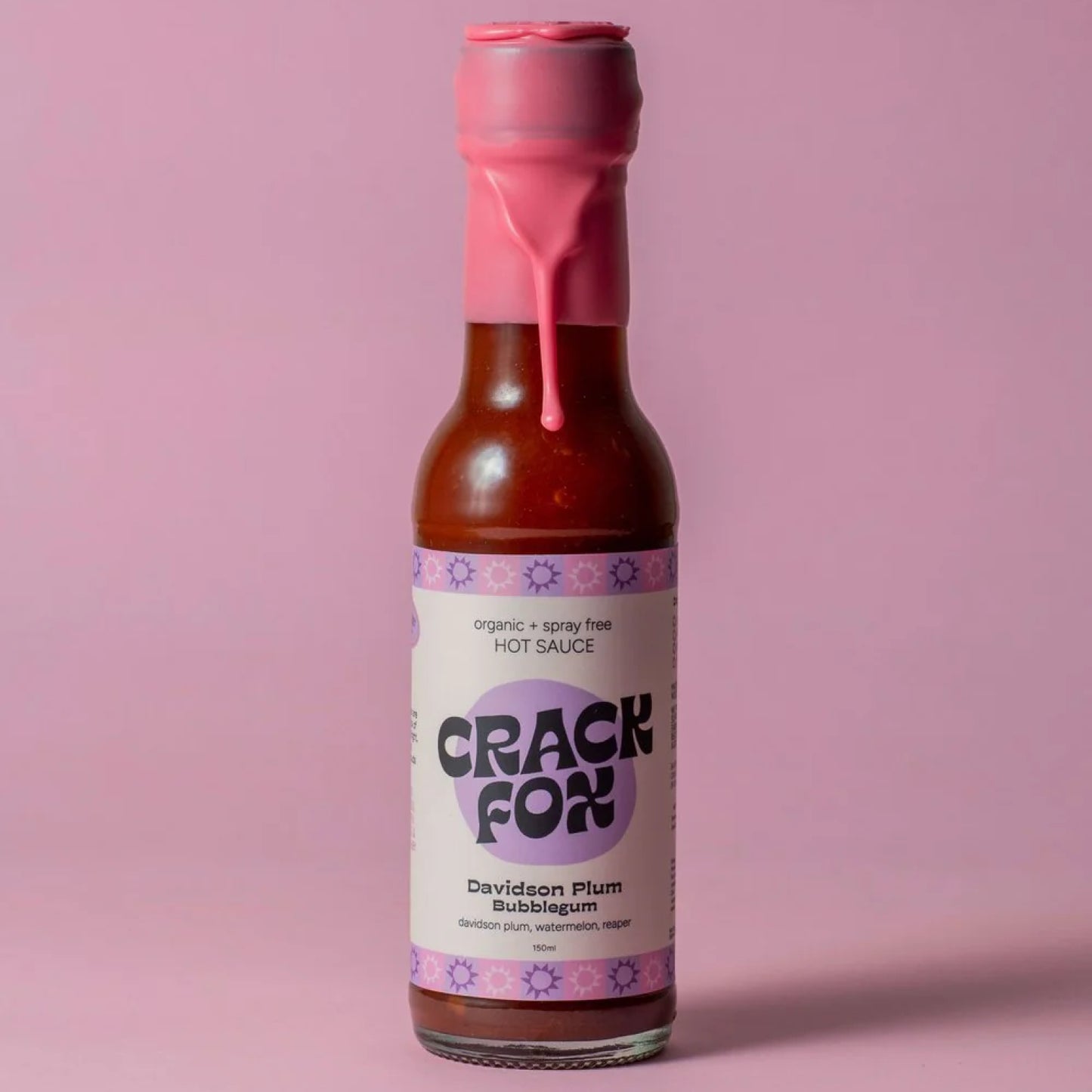 Crack Fox Davidson Plum Bubblegum Hot Sauce