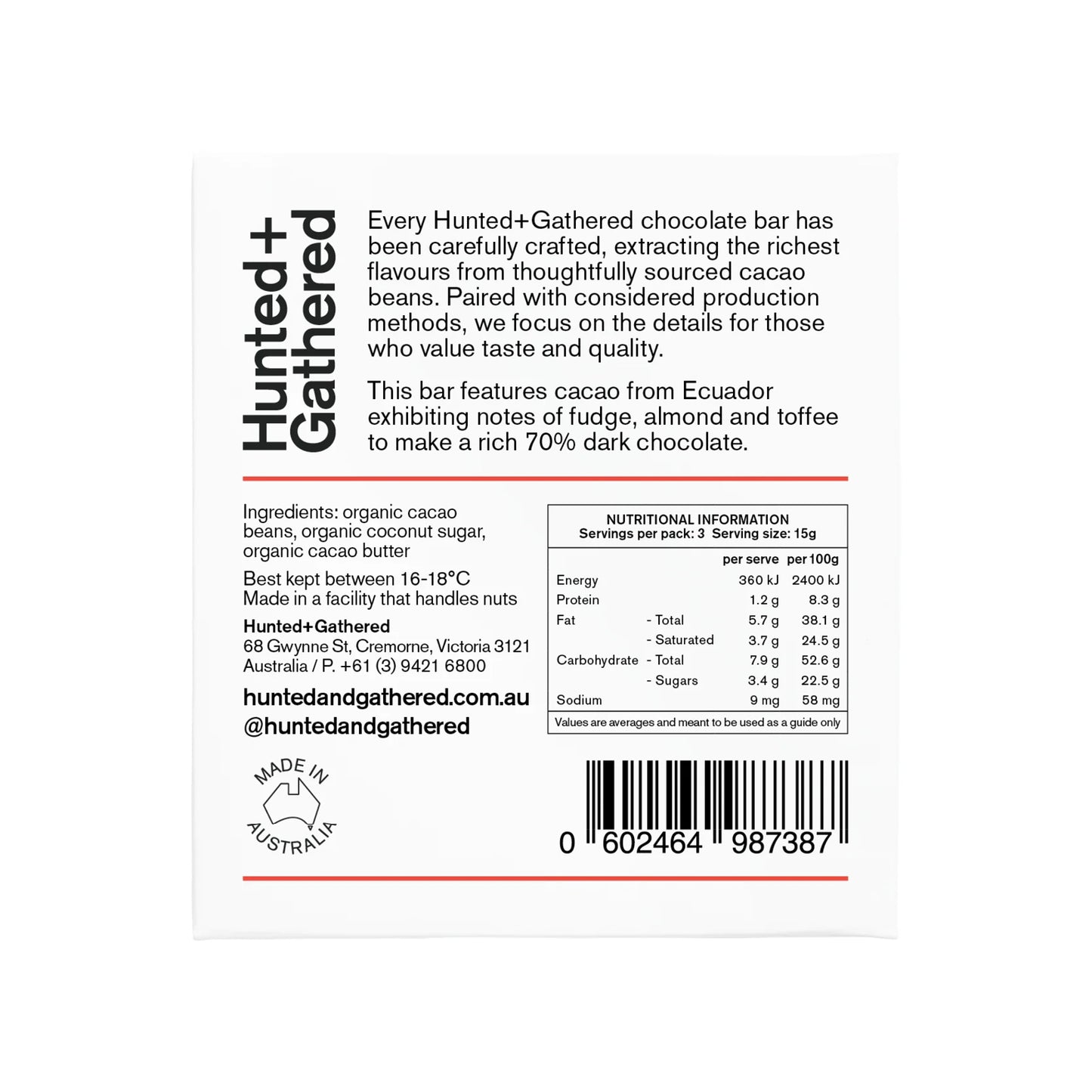 Hunted & Gathered - Ecuador 70%
