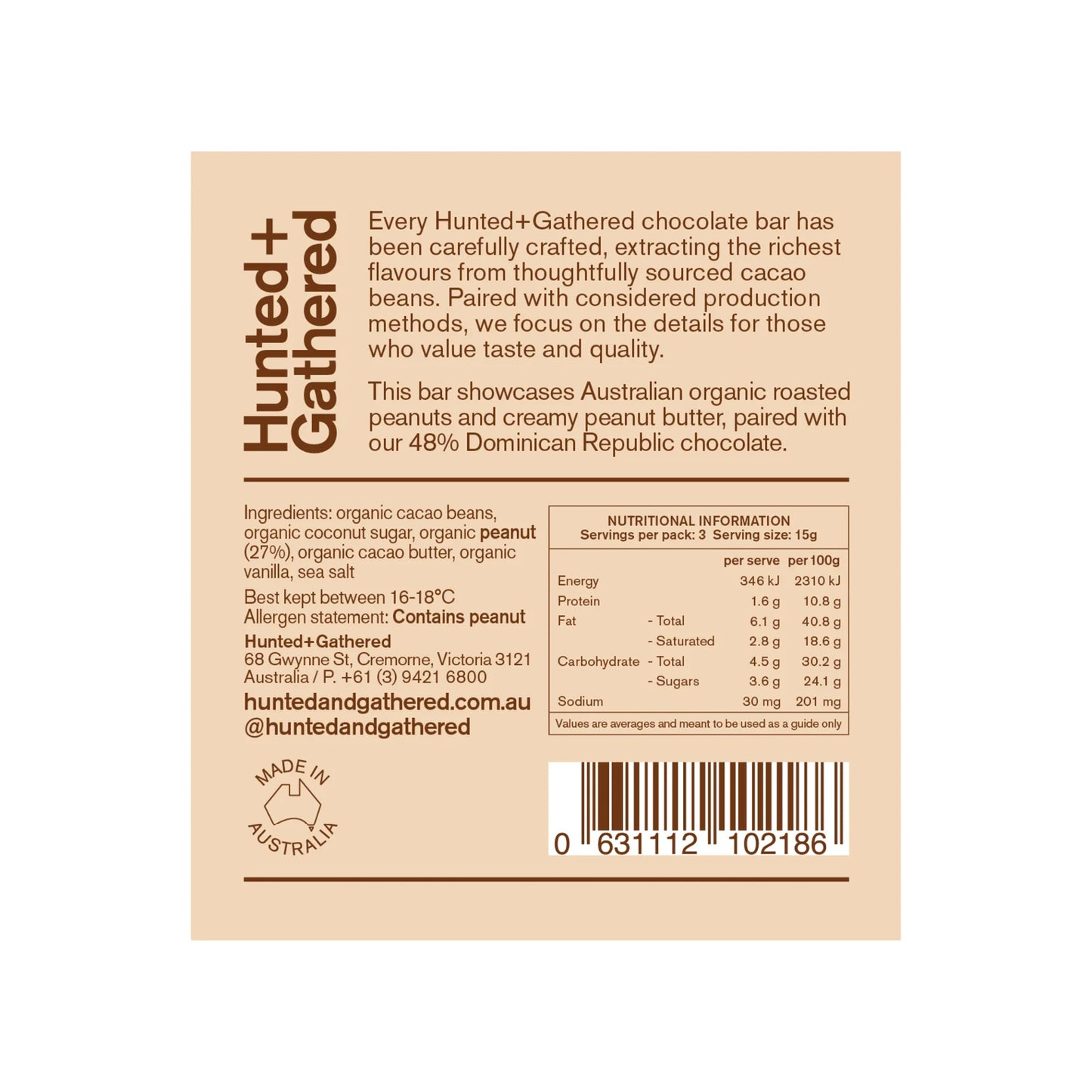 Hunted & Gathered - Peanut Butter