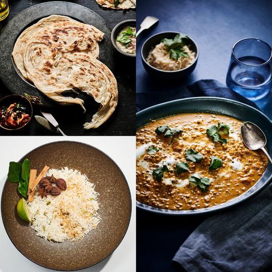 Lentil & Coconut Dhal & Sides