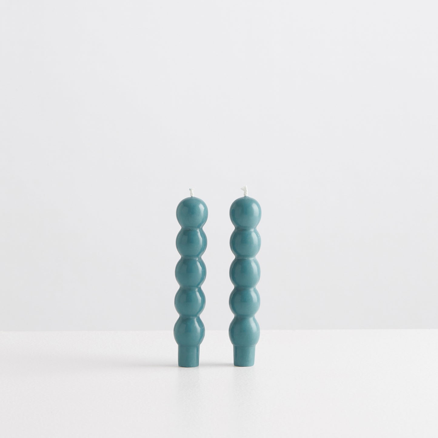 Maison Balzac 2 Volute Candles - Teal