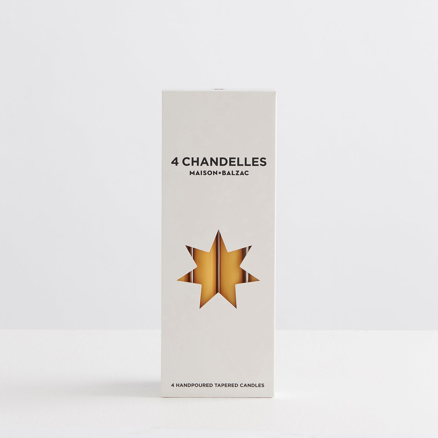 Maison Balzac 4 Chandelles Tapered Candles - Miel