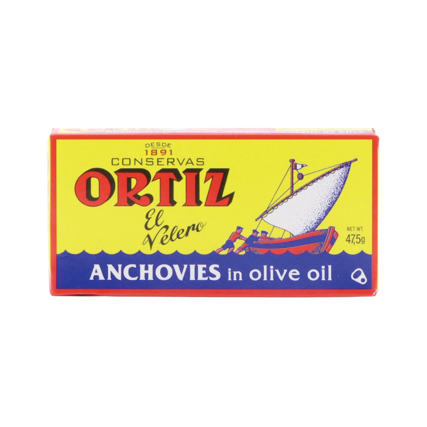Ortiz Anchovy Fillets in Olive Oil 47.5g