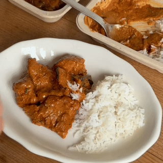 Butter Chicken Curry with Rice - Single Serve
