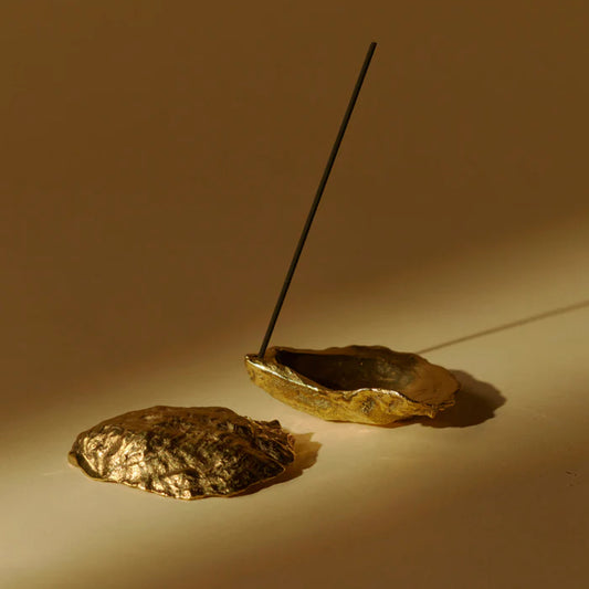 Corey Ashford Oyster Incense Holder - Brass