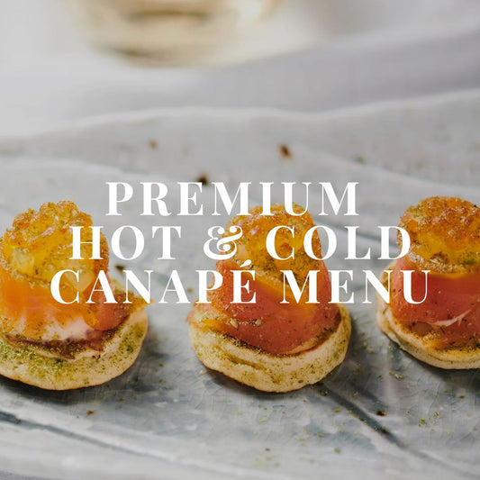 THE PREMIUM HOT & COLD CANAPE MENU