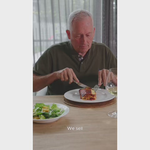 Andrew Blake talking through the history of Glenby's Lasagne