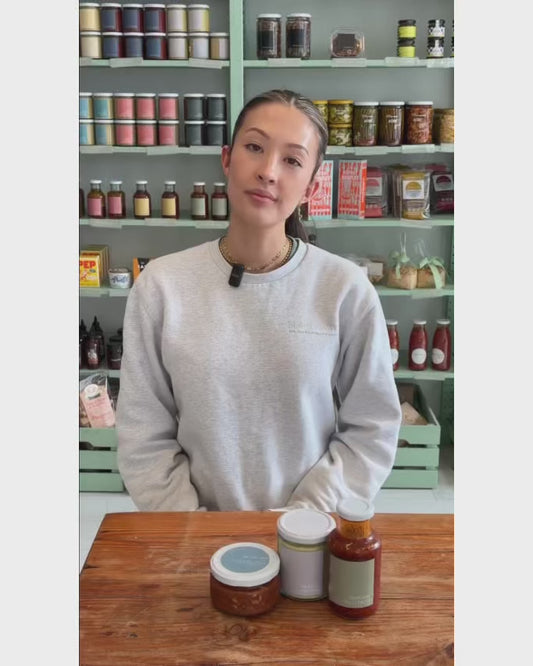 Video of Tara talking through her favourite condiments at BLAKEAWAY