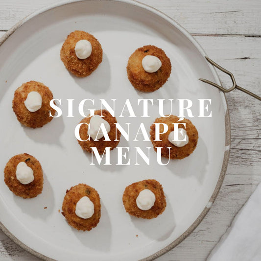 SIGNATURE CANAPE MENU – HOT & COLD