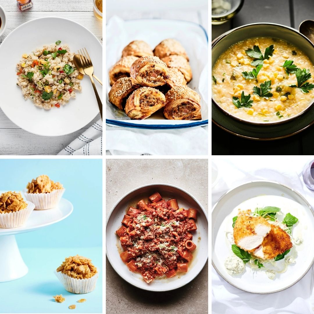 A carefully chosen collection of 6 kid-approved meals