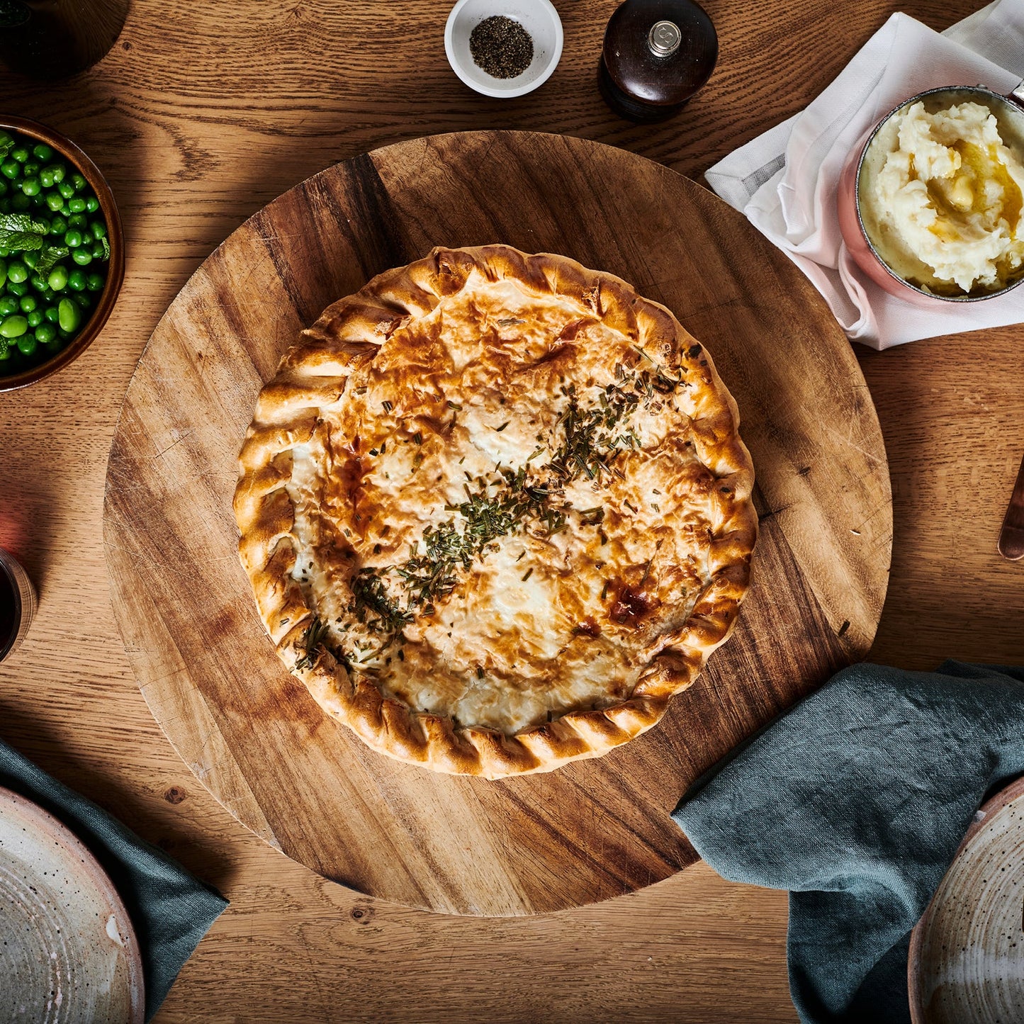 Family Chicken, Leek & Semillon Pie