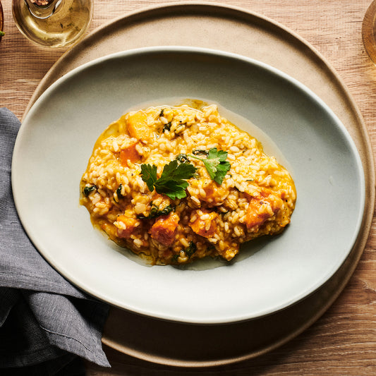 'Mini Me' Caramelised Pumpkin, Sage & Parmesan Risotto